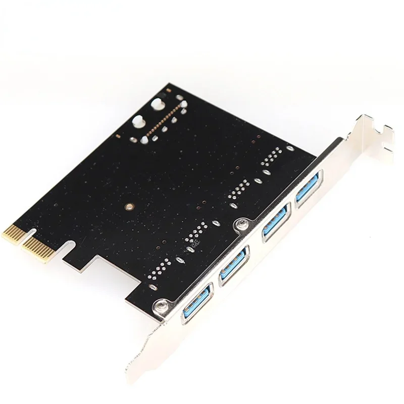 بطاقة توسعة PCI Express ، محول PCIe USB 3.0 Hub ، وحدة تحكم USB 3.0 ذات 4 منافذ ، PCIe Express 1x