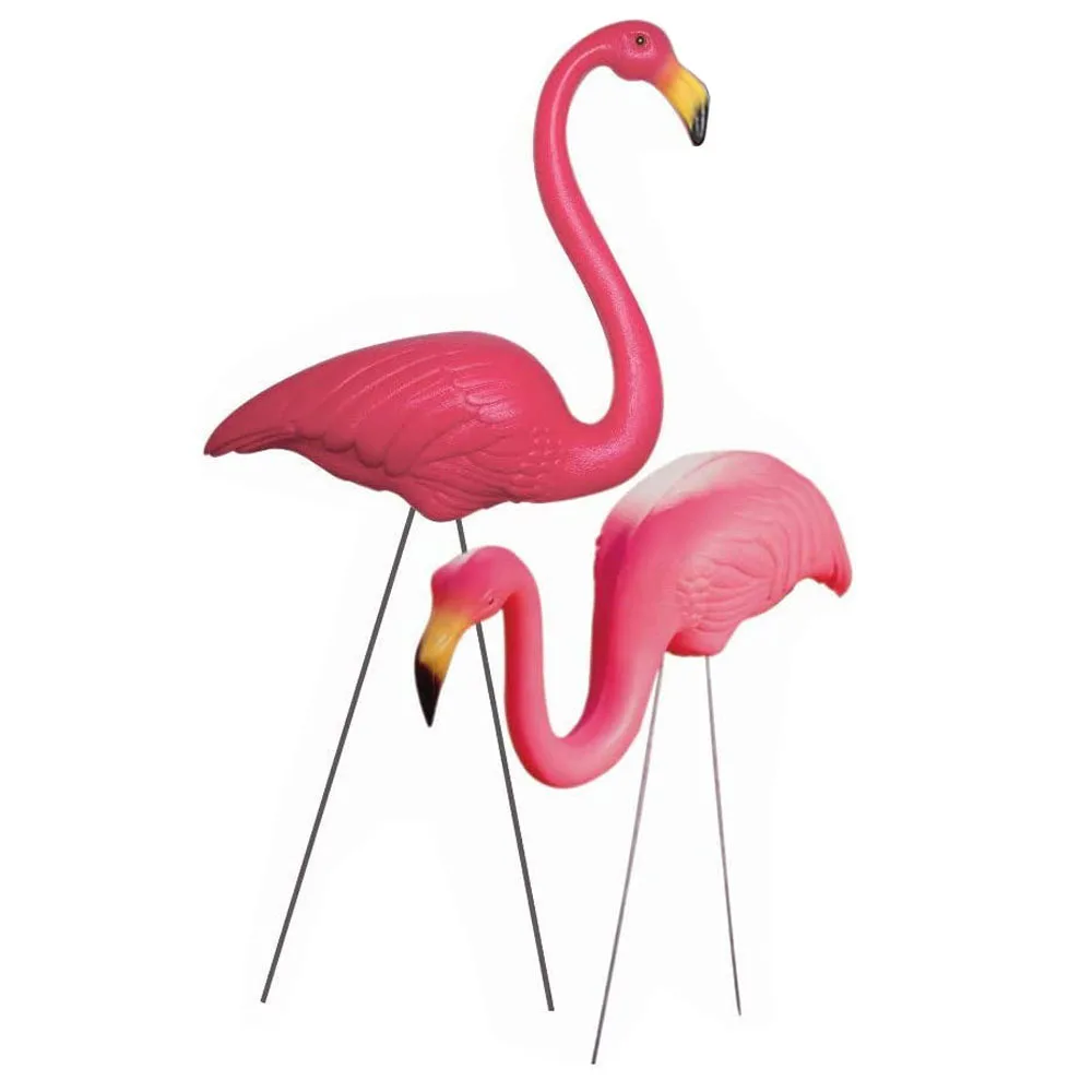2PCS Pink Flamingos Yard Decorations 29