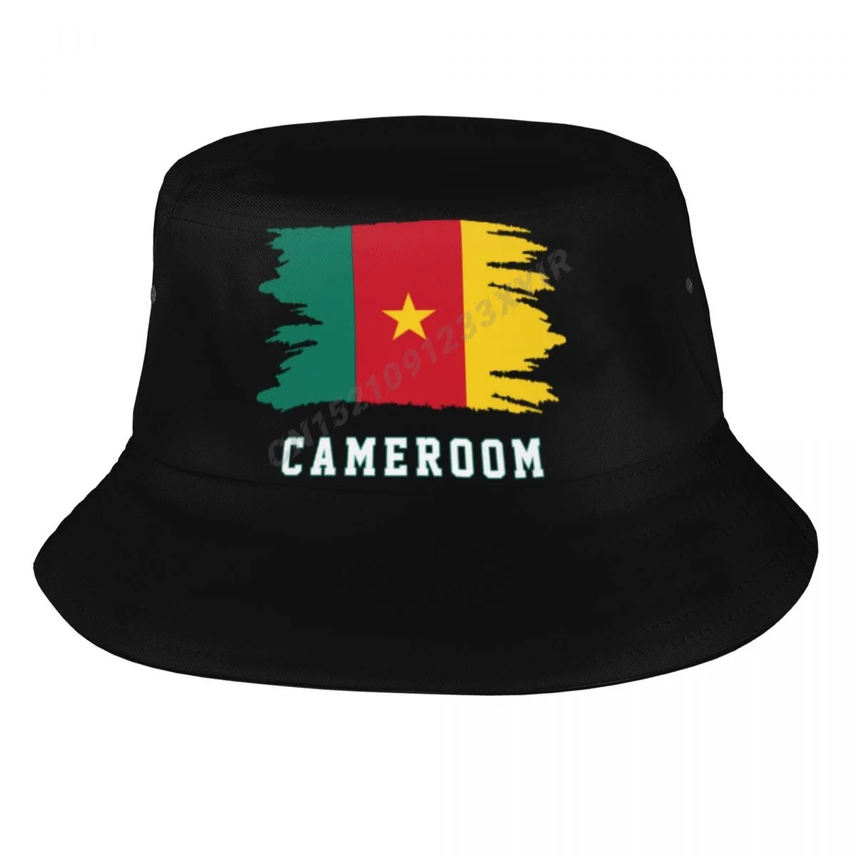 Bucket Hats Cameroon Flag Cool Cameroonian Fans Sun Shade Cool Outdoor Summer Fisherman Caps Fishing Hat