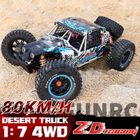 ZD RACING DBX-07 1/7 80km/h Power Desert Truck 4WD Off-road Buggy 6S Brushless RC Remote Control Car Vehicle RTR Toy Boy Gift