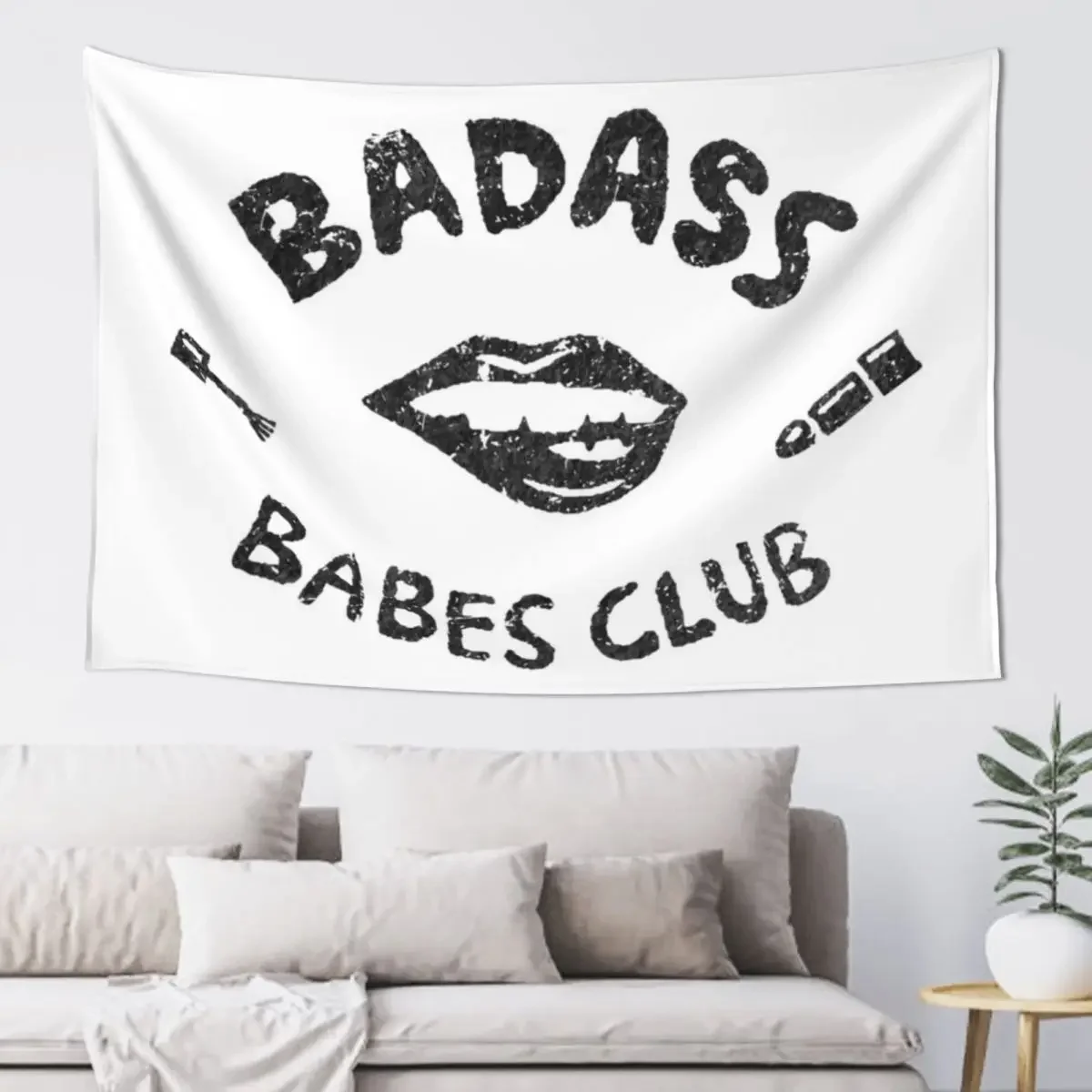 Badass Babes Club Flirt Tapestry Room Aesthetic Aesthetic Room Decors Room Decor For Girls Decorative Wall Tapestry