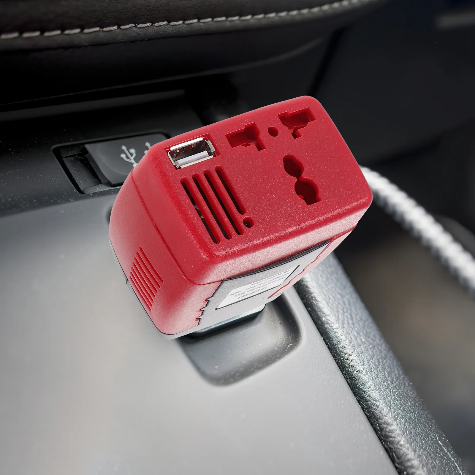 

150W Car Inverter 12V To 110V Power Inverter For Automotive Vehicle Usb Cigarette Lighter Adapter For Laptops Phones Tvs