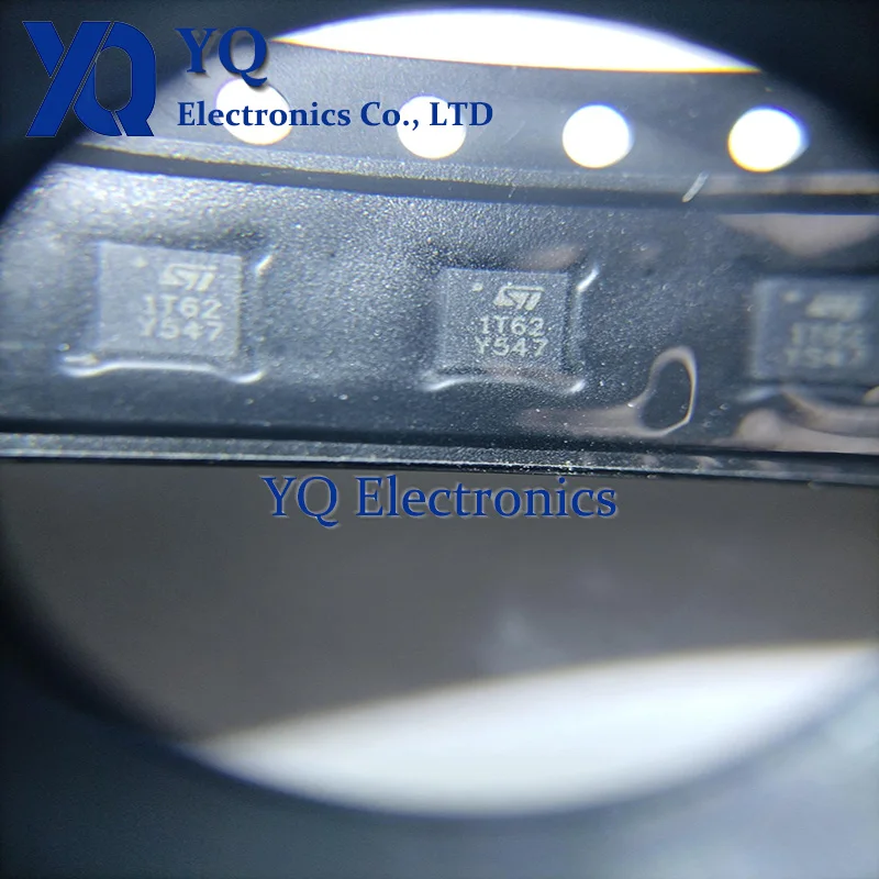 1PCS/lot New OriginaI M41T62Q6F silk screened 1T62 package QFN-16 memory mapping register
