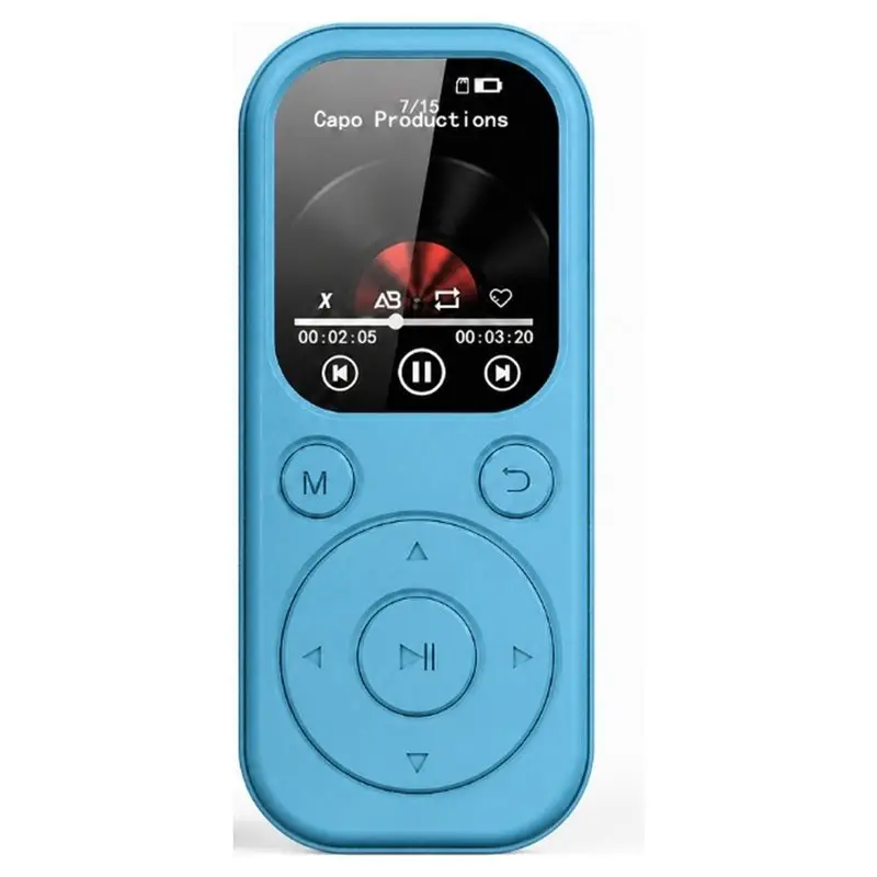 [B24B!】 Bluetooth Version 5.4 MP3 Player-Expandable Memory Card, Type-C Port Quick Charging Support Music
