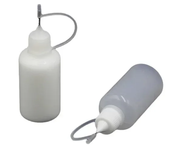 Empty 30ml Glue Applicator Bottle With Needle Precision Tip Craft Squeeze Bottle For Paper Quilling Handcraft DIY Supplies