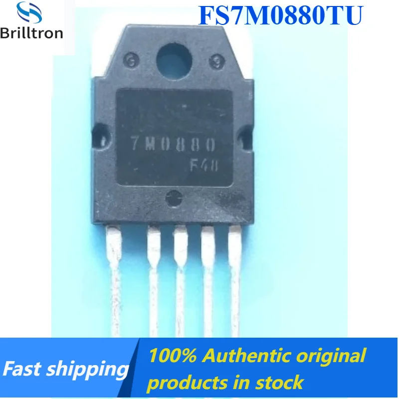 10-30PCS NEW 7M0880 FS7M0880TU Power Regulator Chip, 800V 8A, Original and Brand New, in Stock, Fast Shipping.
