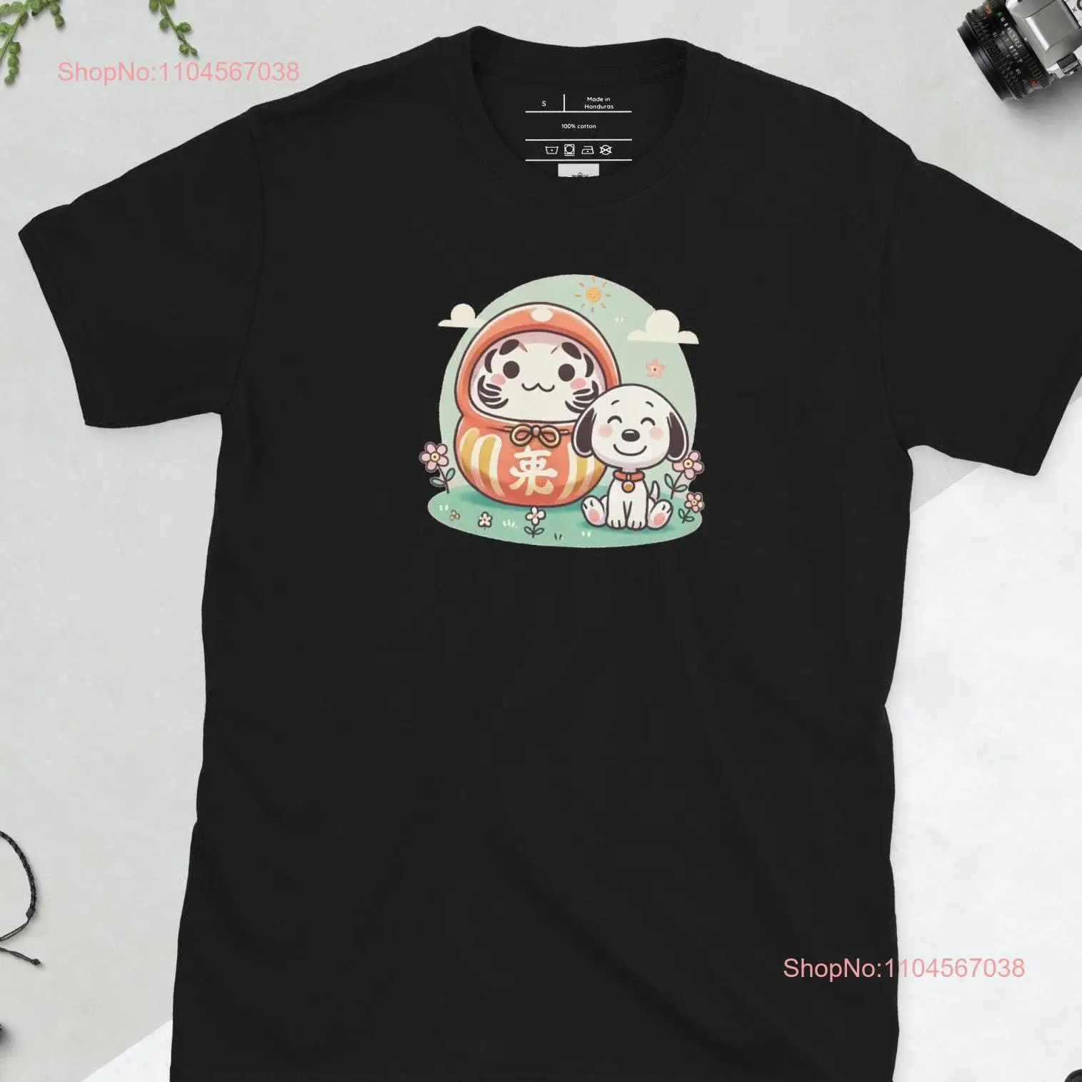 

Японская футболка в стиле Daruma с длинными или короткими рукавами
