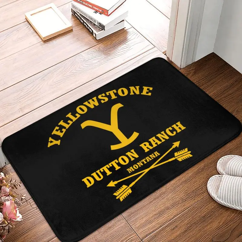 

Custom Yellowstone Dutton Ranch Doormat Non-Slip Entrance Bath Kitchen Floor Door Mats Living Room Rug Carpet Footpad