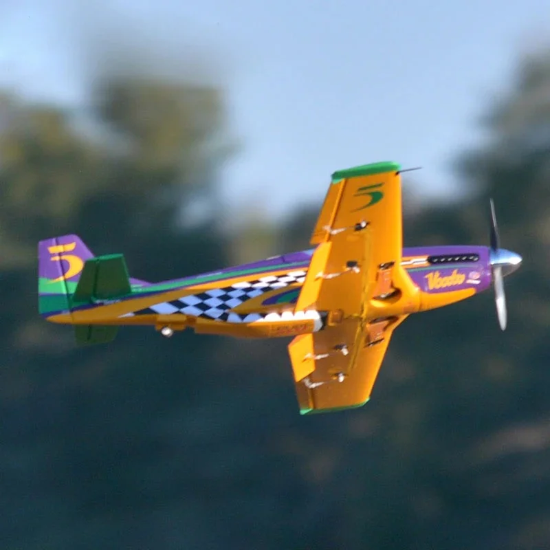 Fms 1100mm P51d V2 Sport Edition Mustang Remote Control Fixed Wing Model With Good Performance And Stable Flight