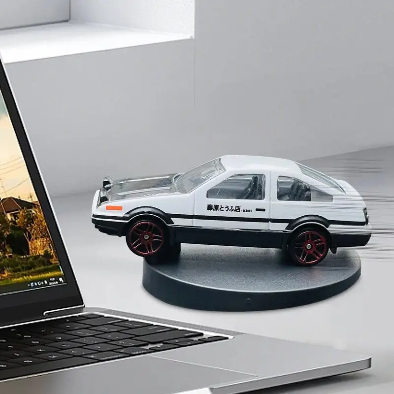 سباق AE86 سيارة الشكل لوحة القيادة الانجراف نموذج سيارة تمثال الزينة الكلاسيكية مركز وحدة التحكم جيروسكوب حلية هدايا للرجال الأولاد