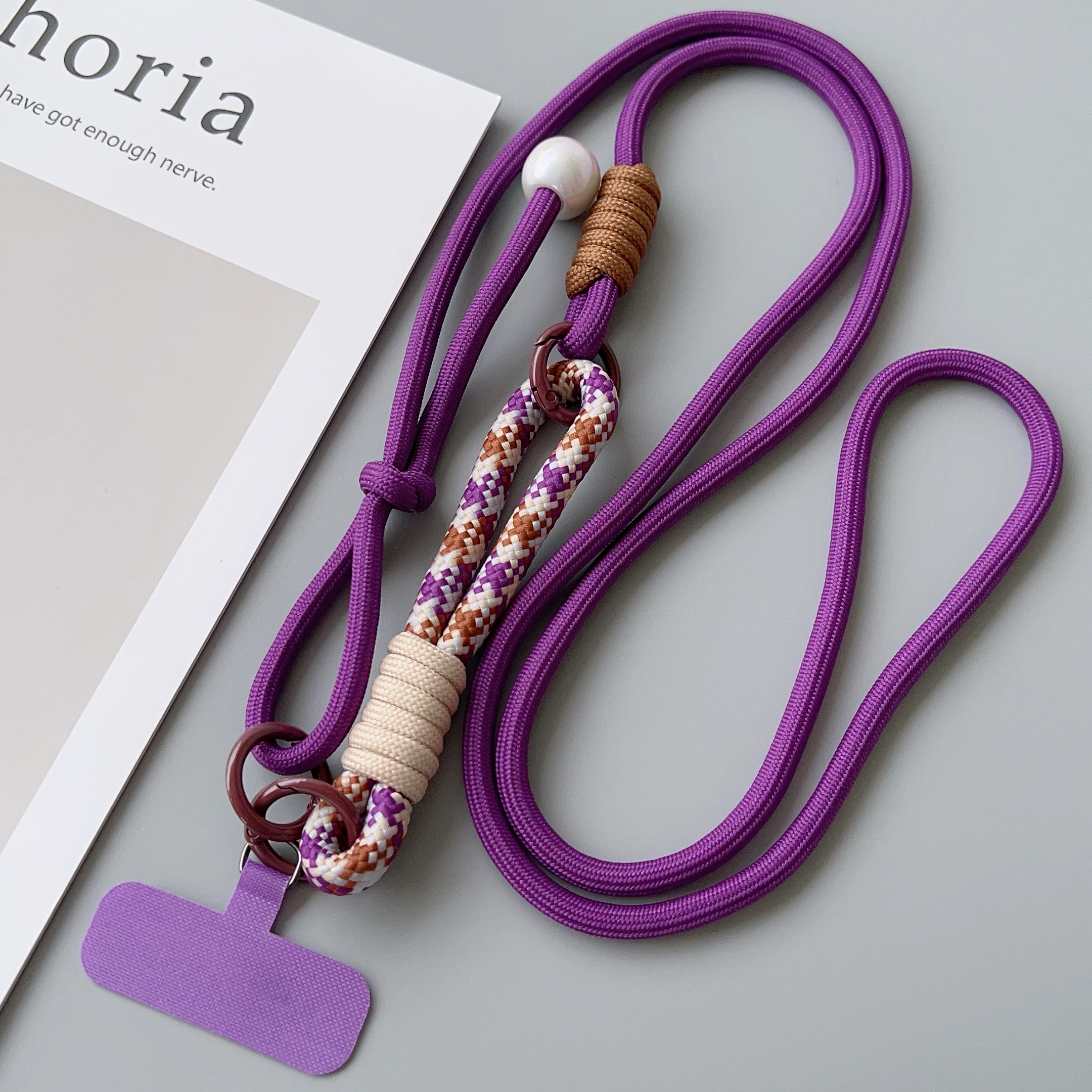 Simple Two-in-one Mobile Phone Lanyard