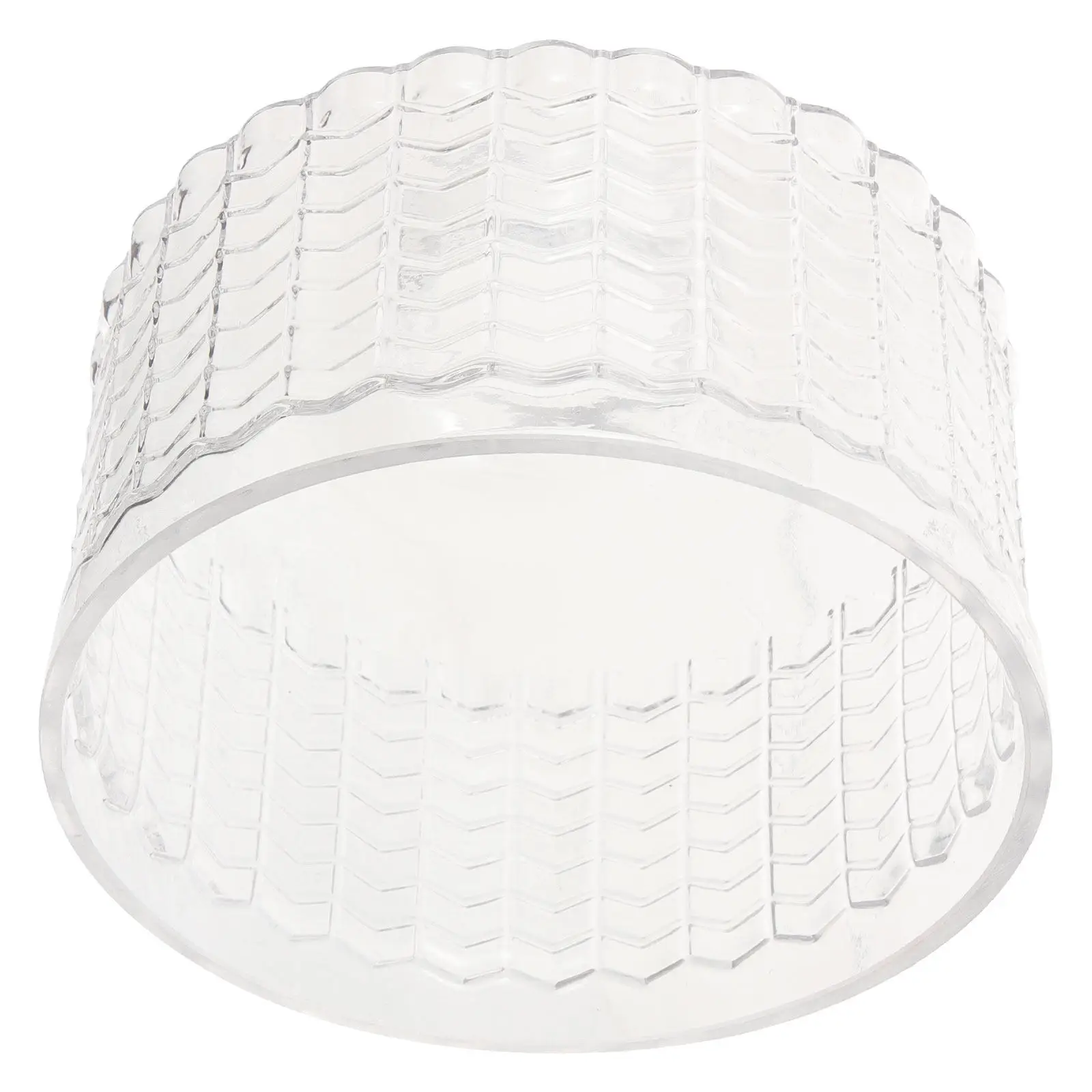 

Glass Ceiling Light Shade Stripe Pattern Decorative Pendant Light Bulb Cover Replacement for Hanging Lamp Industrial Vintage