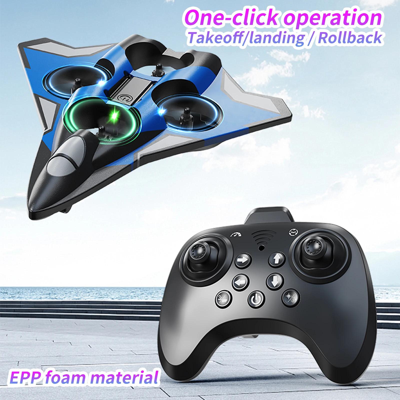 Helicóptero RC YL89 de Espuma  - Drone Kit Tricopter reseña y precio