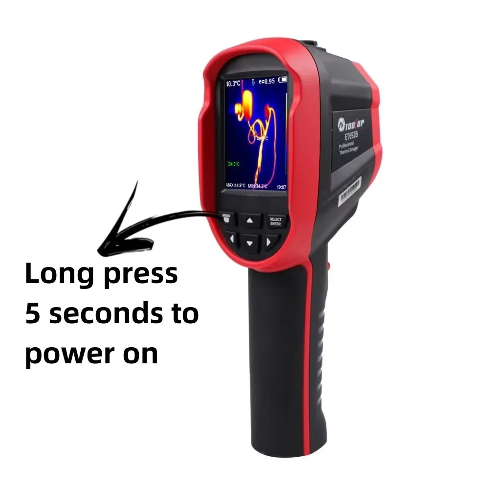 TOOLTOP ET692B Handheld  Infrared & Visible Light Thermal Imager 160*120 Thermal Camera 25Hz Floor Heating Power Circuit Repair