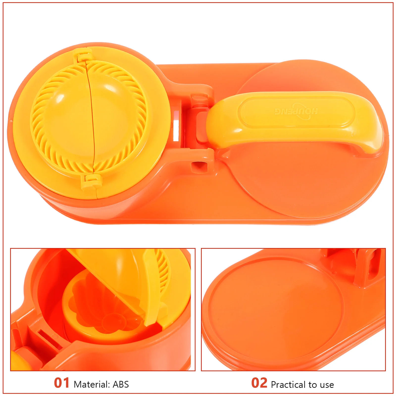 

Dumpling Maker Press Mold Green Dough Wrapper Ravioli Dumpling Maker Mold Machine Kitchen Tool Manual Device
