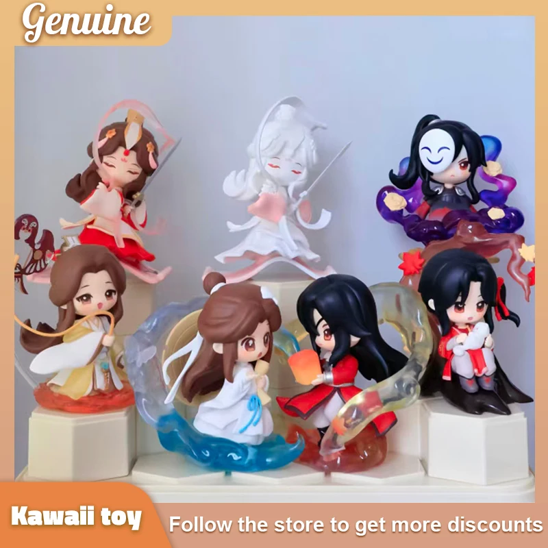 

Официальное благословение небес: элегантная серия, слепая коробка, милая аниме-фигурка, кавайная игрушка, модель куклы, праздничный коллекционный подарок для мальчиков и девочек