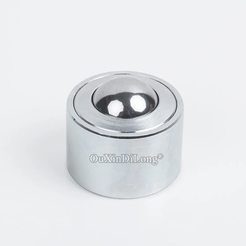 8PCS Precision Conveying Universal Ball Transfer Unit Ball Bearing Bull Eye Wheels Transfer Omni Wheels Conveyor Rollers Sliders