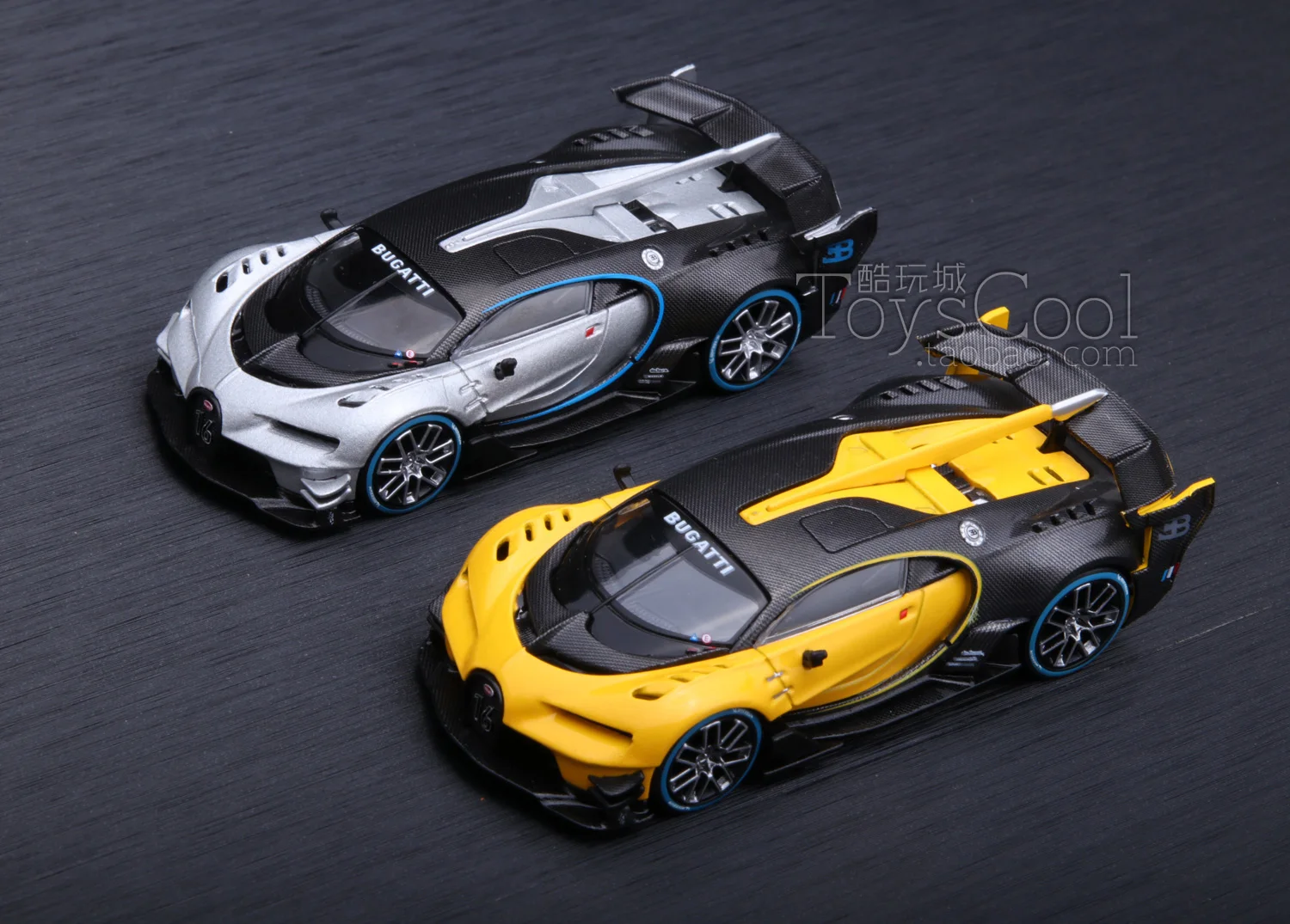 JKM Bugatti Veyron Collection MINI GT1:64 MGT Alloy Car Model Toy Racing Sports Car Collection Ornaments