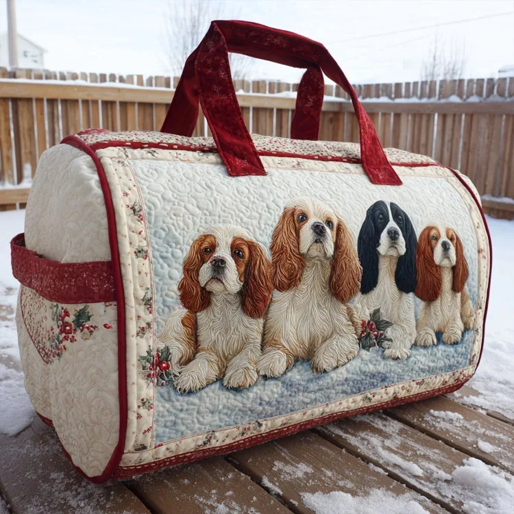 

3D Printed Quilted Bags dog funny Personalized Gifts Custom Bags Handbag Tote Bag Training Travel Bag Beach Hiking Camping