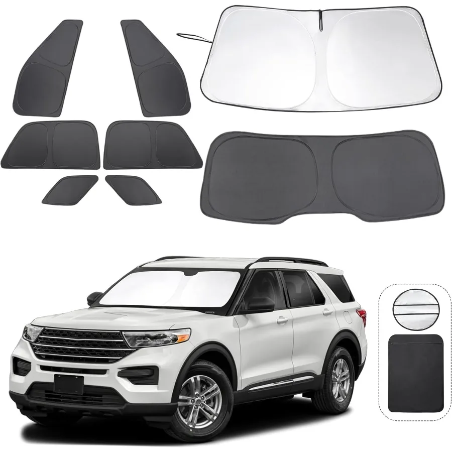 8PCS Windshield Sun… - image