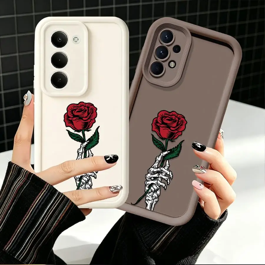 Case for Samsung Galaxy A14 A22 A11 A21s A35 A17 A13 A30 A12 A07 A06 A36 A15 A24 A05A73 A16 A25 A50 A52 Phone Cover Skeleton