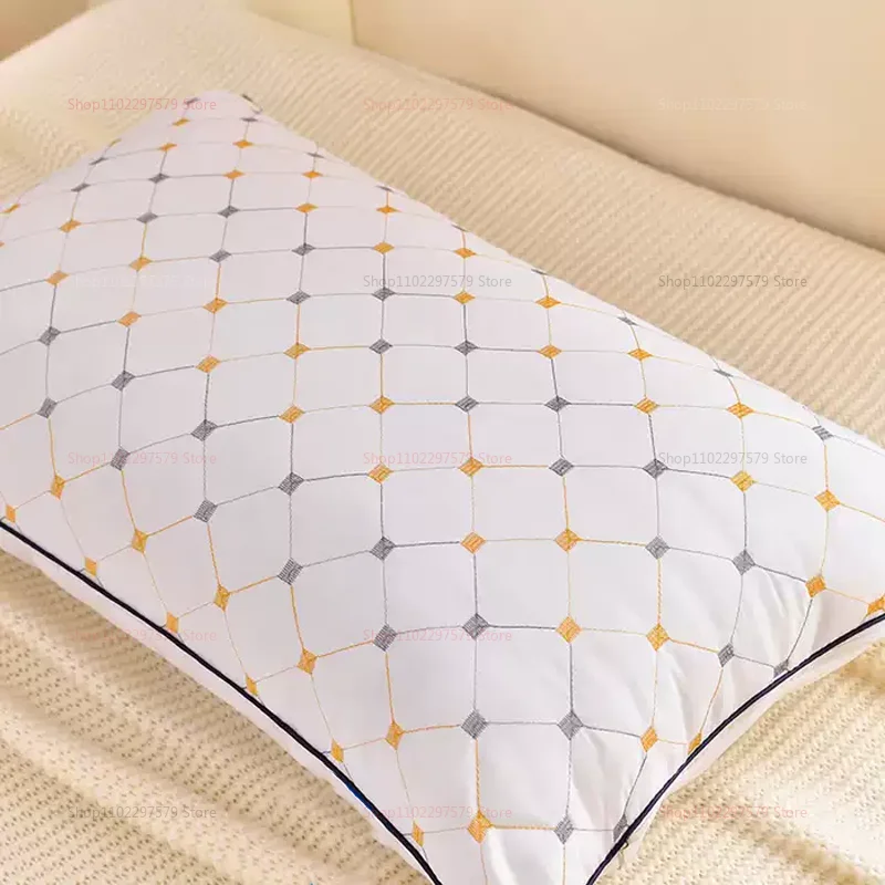 وسائد الفندق مصممة خصيصًا لحماية العمود الفقري العنقي ومساعدة النوم للاستخدام المنزلي وسادة واحدة