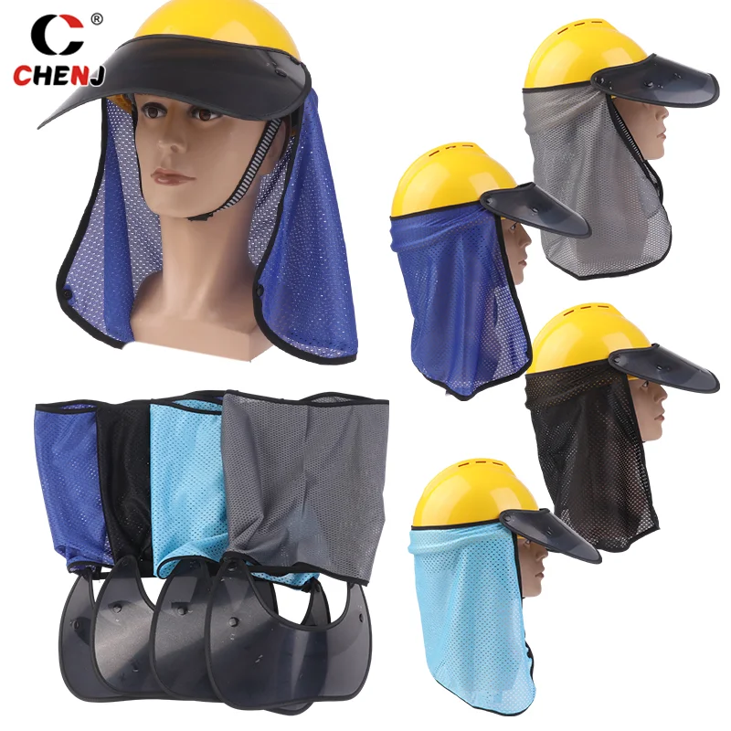 1Pcs Summer Hard Hat Reflective Sun Shield Neck Shield Hard Hat Visor Hard Hat Shade Hard Hat Accessory For Outdoor Worker