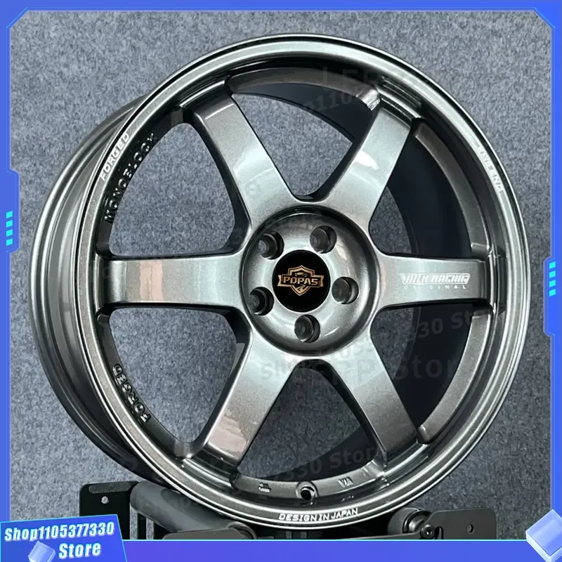Classic TE37 Style Alloy Wheels 15 16 17 18 19 20 21 Inch 4x100 4x114.3 5x100 5x108 5x114.3 5x112 5x120 Modified Car Rims