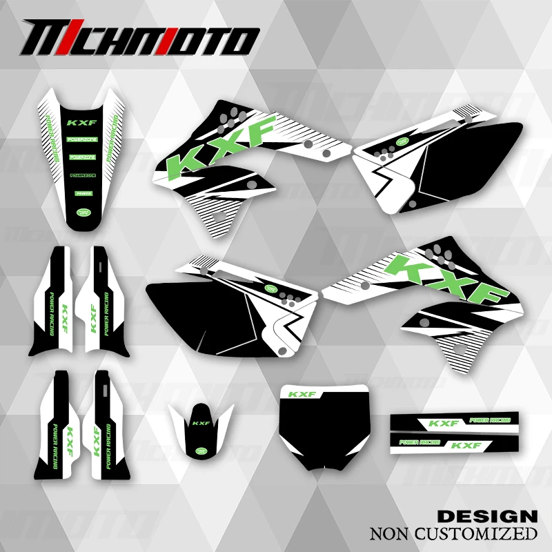 

MCHMFG новый стиль графические наклейки наборы наклеек для KAWASAKI 2006 2007 2008 KXF KXF 250