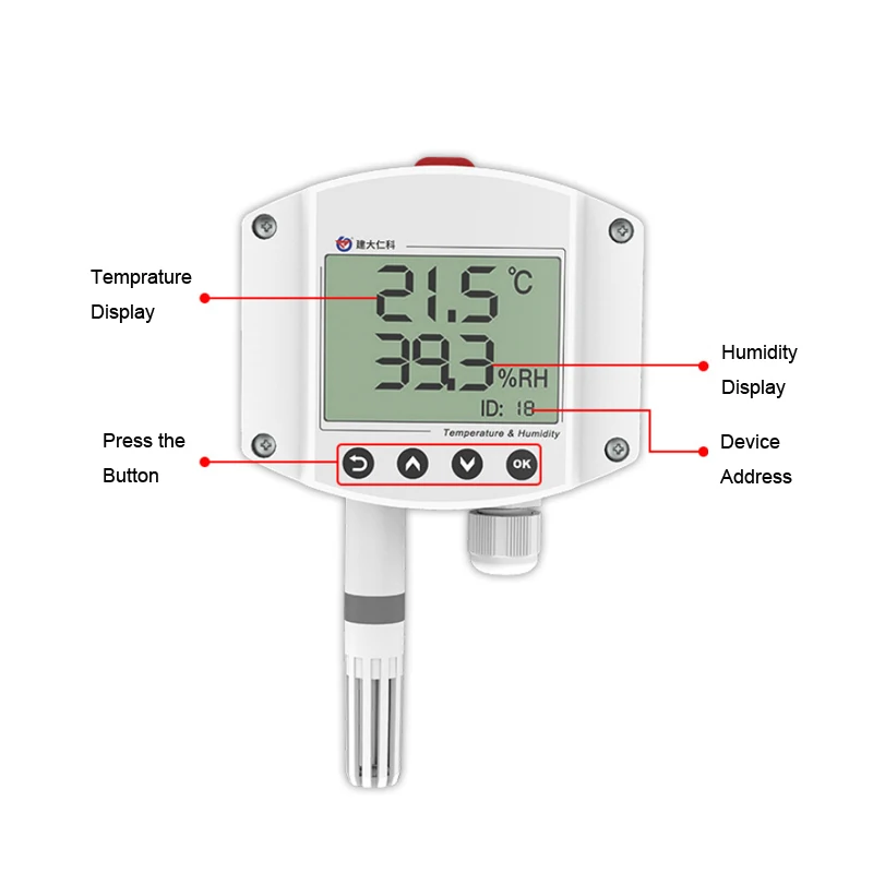 Digital Smart Waterproof High Air Temperature And Humidity Sensor
