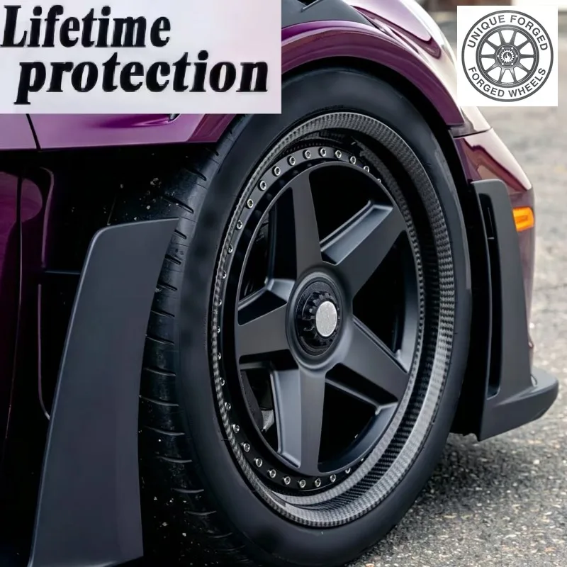26 Style Forged 2‑Piece 18‑22 Inch Aluminum Car Wheels New Black Stain Five‑spoke Style Passenger Car For BMW For Benz