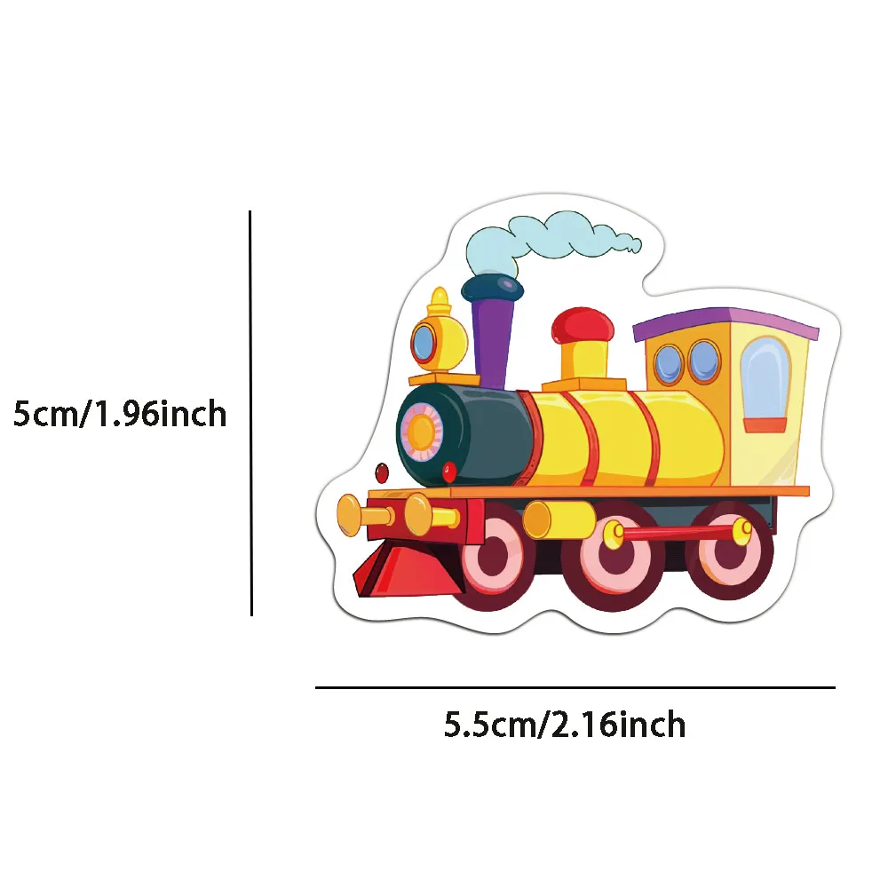 56PCS Original Small Train Graffiti Stickers Reward Stickers DIY Mobile Luggage Stickers Waterproof