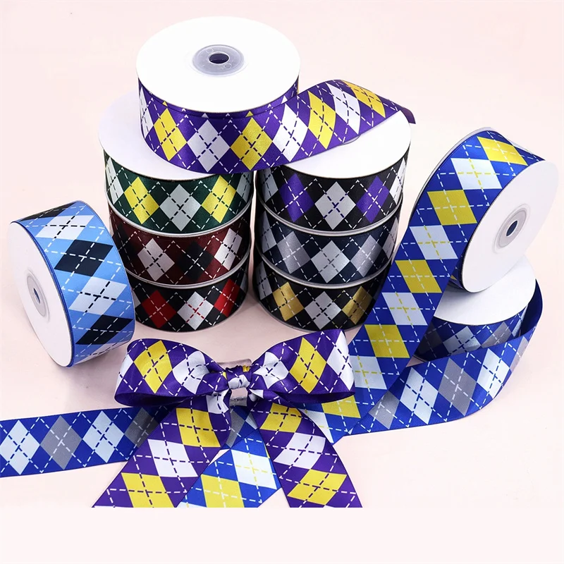 50y-diamond-checkered-ribbons-4cm-polyester-grosgrain-ribbon-for-christmas-gift-birthday-wedding-wrapping-diy-craft-sewing-decor