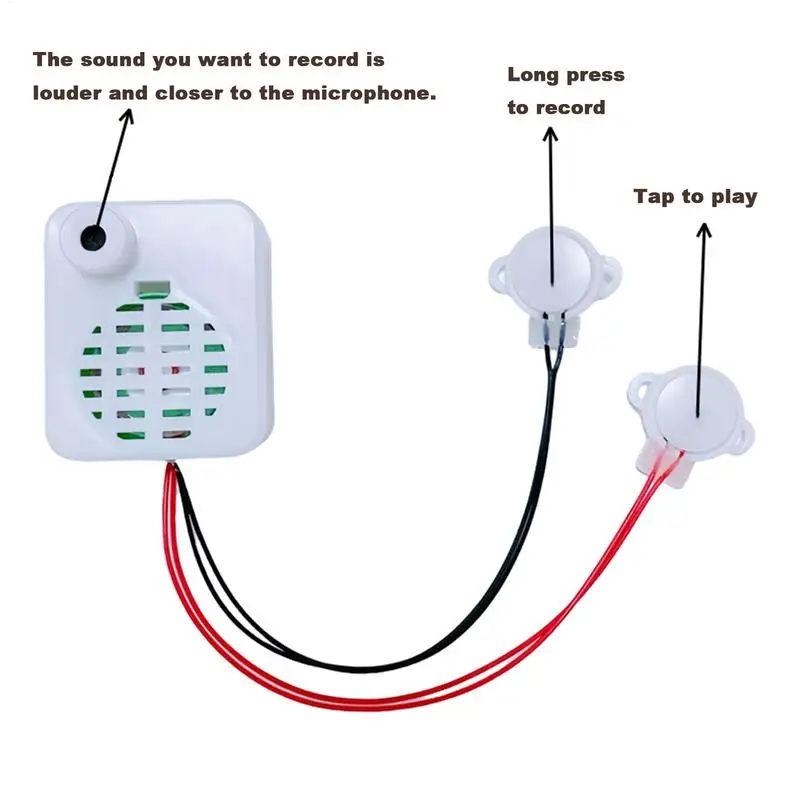 ของเล่นตุ๊กตาเครื่องบันทึกเสียงตุ๊กตาสัตว์กล่องเสียงบันทึกโมดูลเสียงตุ๊กตา Plush 30 วินาทีเครื่องบันทึกข้อความเสียงอุปกรณ์