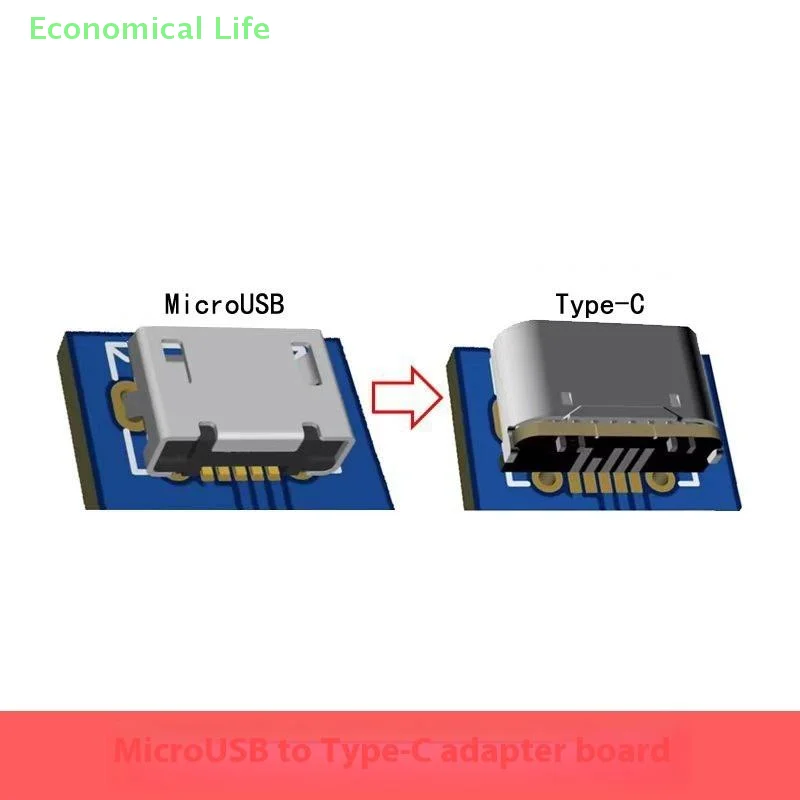 2Pcs 5Pin SMD SMT Type-C Socket Charging Port For PCB Soldering DIY Repair Adapter USB Connector Female Jack Type C