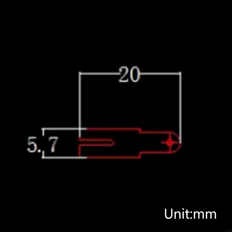 77JA 20x5.7x0.2mm 100 mảnh Y-Type Niken Dây đeo dây đeo bằng thép cho máy hàn Hàn Pin