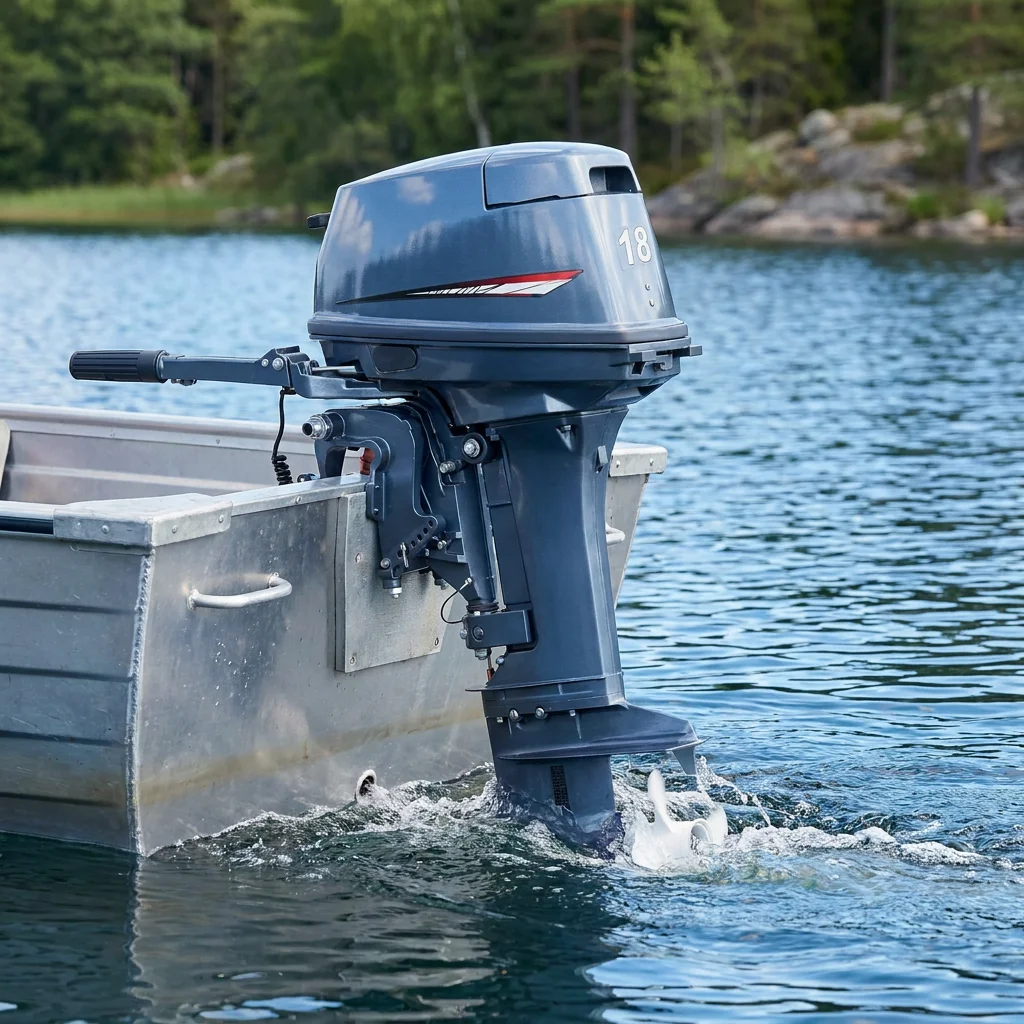Factory Direct New 18HP  2 Stroke 2 Cylinder Outboard Motor Manual Water Cooled TOHATSU Compatible Fishing Boat