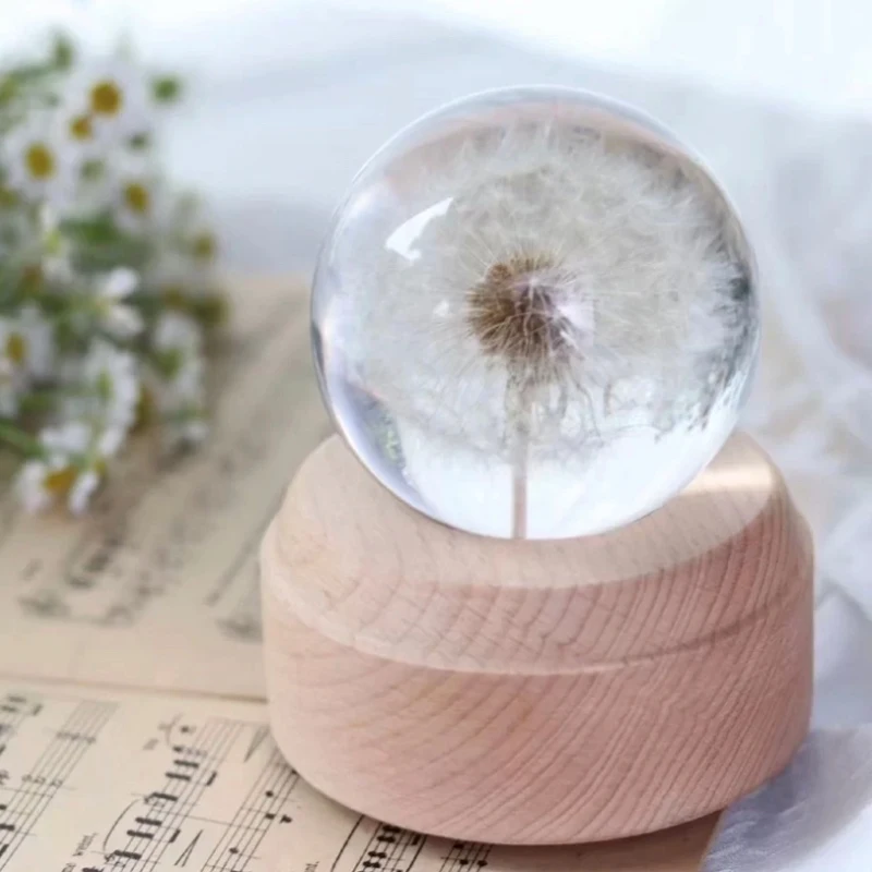 

Imported Immortal Flower Gift Box Glass Cover DIY Rose Valentine's Day Birthday Gift