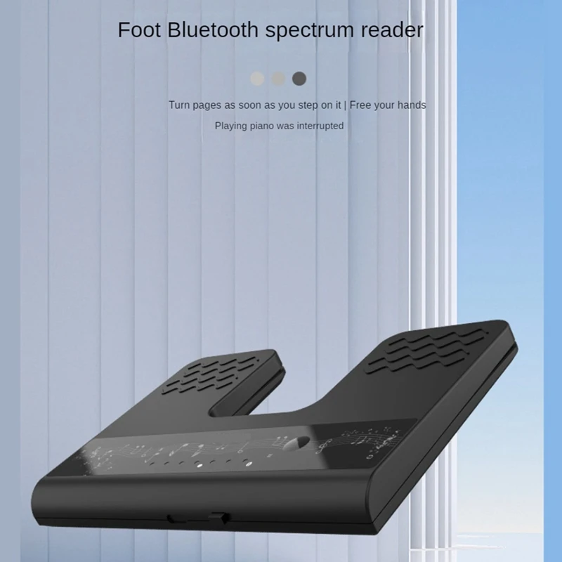 Bluetooth Foot Pedal Guitar Sheet Flipping Portable Guitar Page Turner Musical Instrument Rechargeable