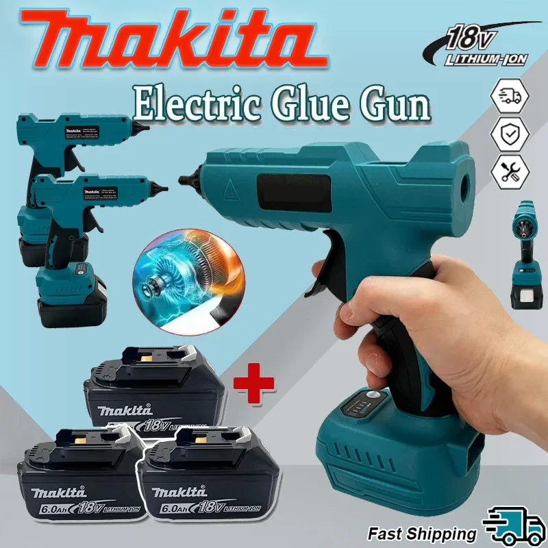 

Makita 18V Electric Hot Melt Glue Gun Li-ion Battery DIY Hot Melt Glue Gun For Packaging Decoration