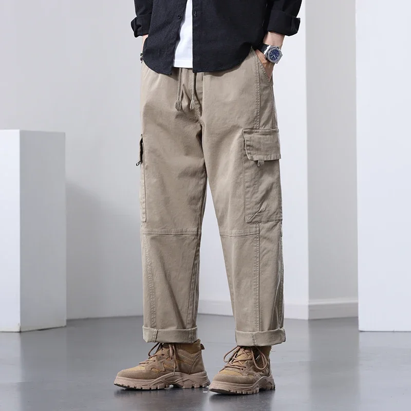 HIQOR, pantalones Cargo tácticos verde militar para hombre, pantalones clásicos para senderismo al aire libre, pantalones para correr, ropa de