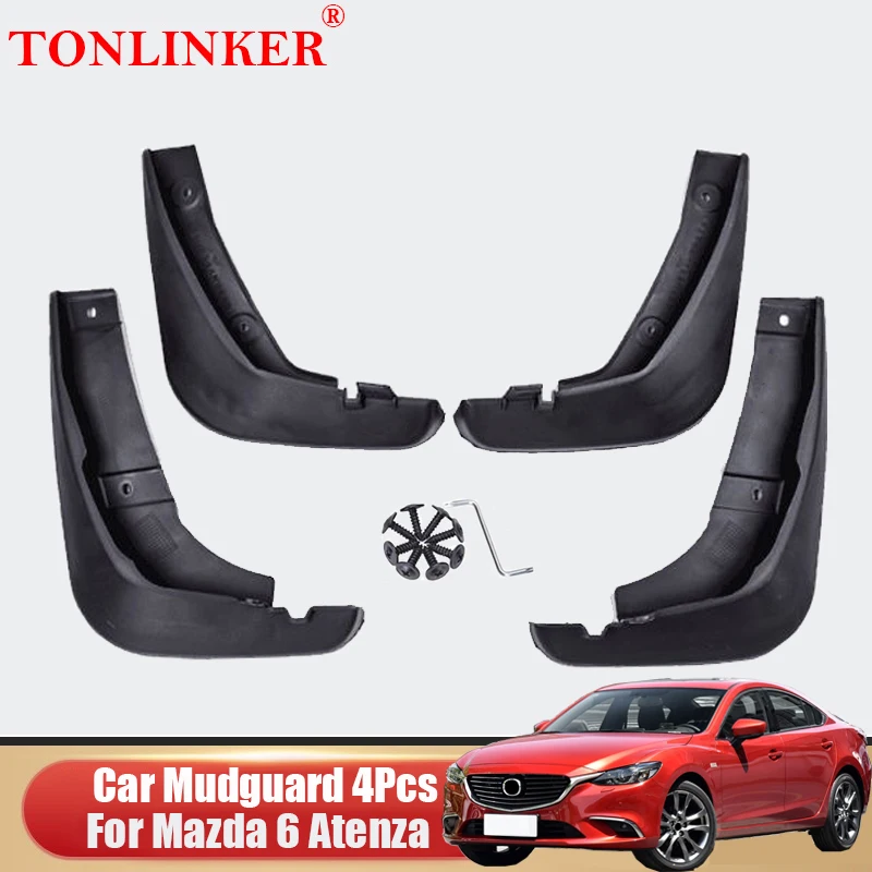 

Car Mudguard For Mazda 6 Atenza GJ GL 2013-2019 Front Rear Mud Flaps Mudguards Splash Guards Fender Mudflaps 4Pcs Accessories