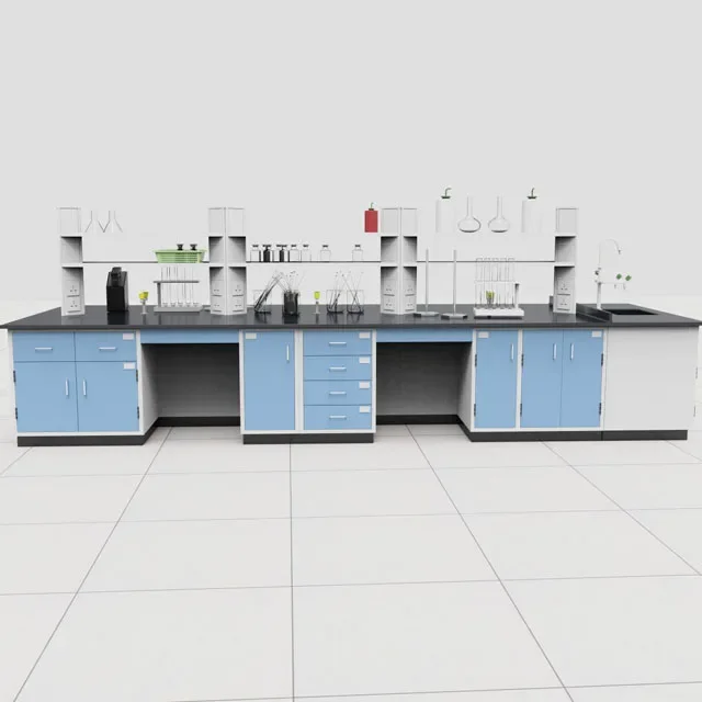 Hospital Laboratory Work Table With Sink Biological Modular Lab Bench