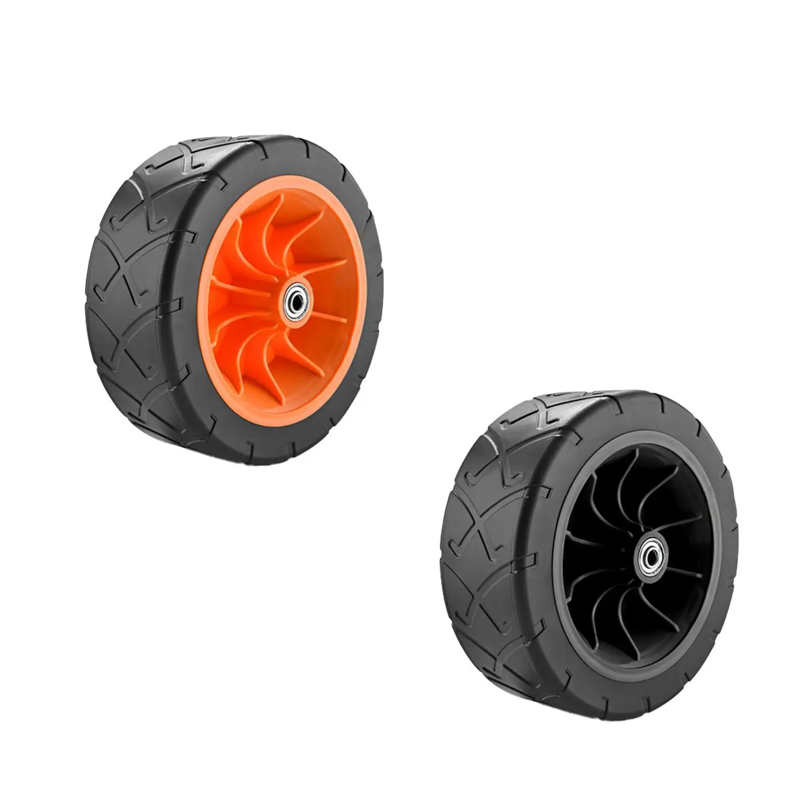 Folding Wagon Wheel Replacement Heavy Duty Repaing Upgrade Modification Maintenance Quiet Rolling 7.48 inch for
