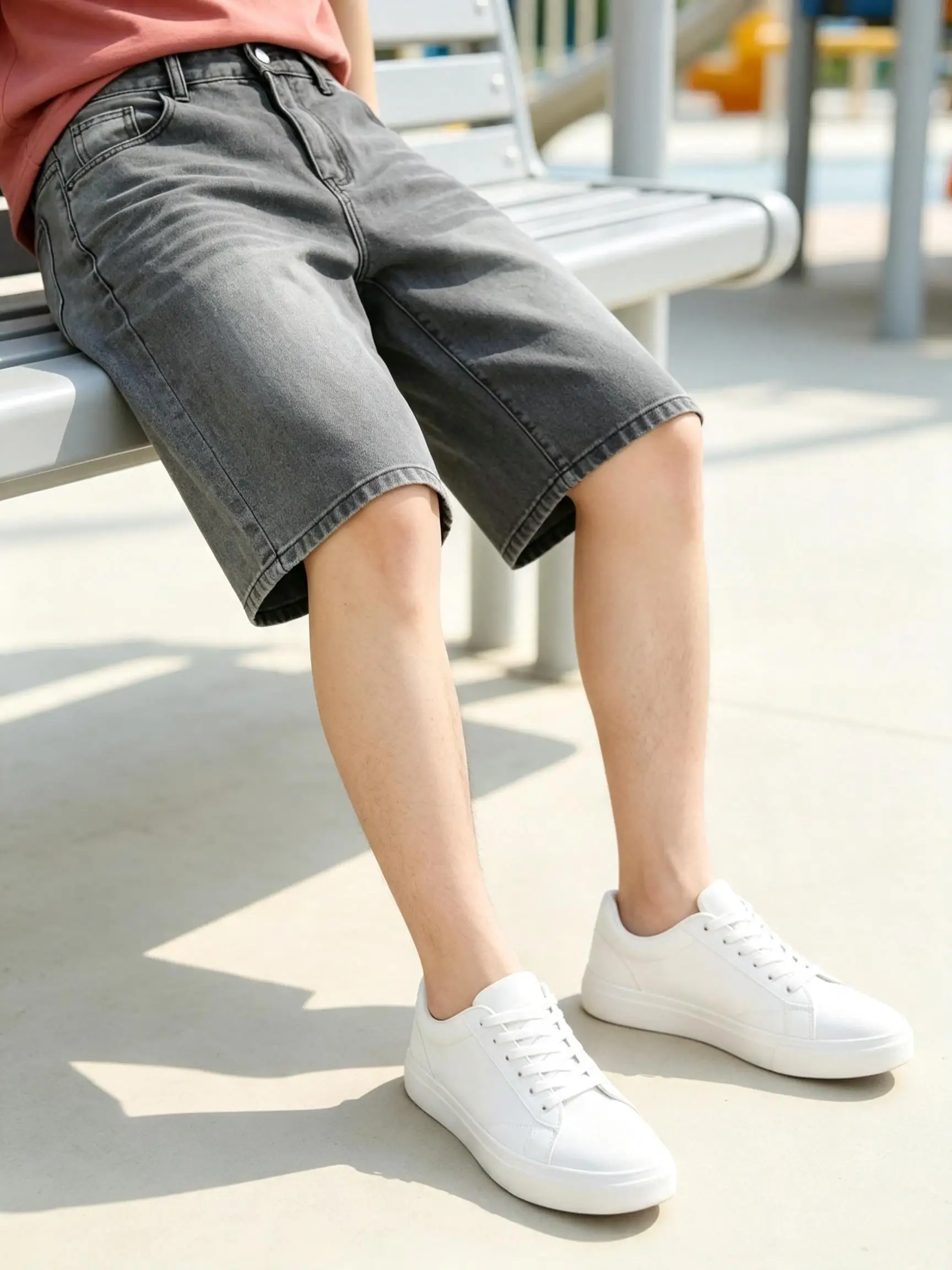 Men Y2K Fashion Street Jeans, Trend Baggy American Denim, Sweet Present for Your Lover
