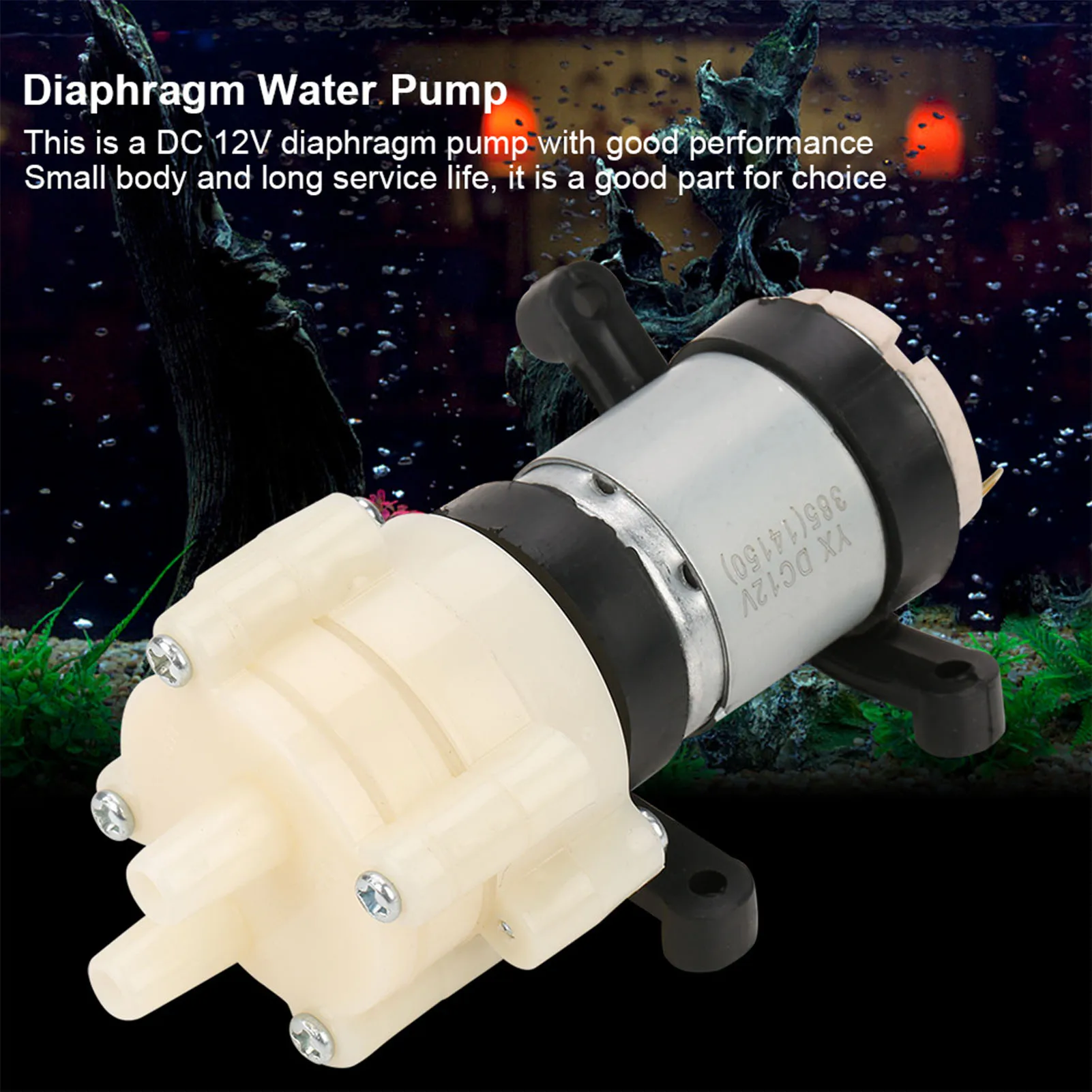 Diaphragm   12V Mini Electric Diaphragm Water Suction Pump for Tea Machine Fish  Electric Diaphragm Pump Pump