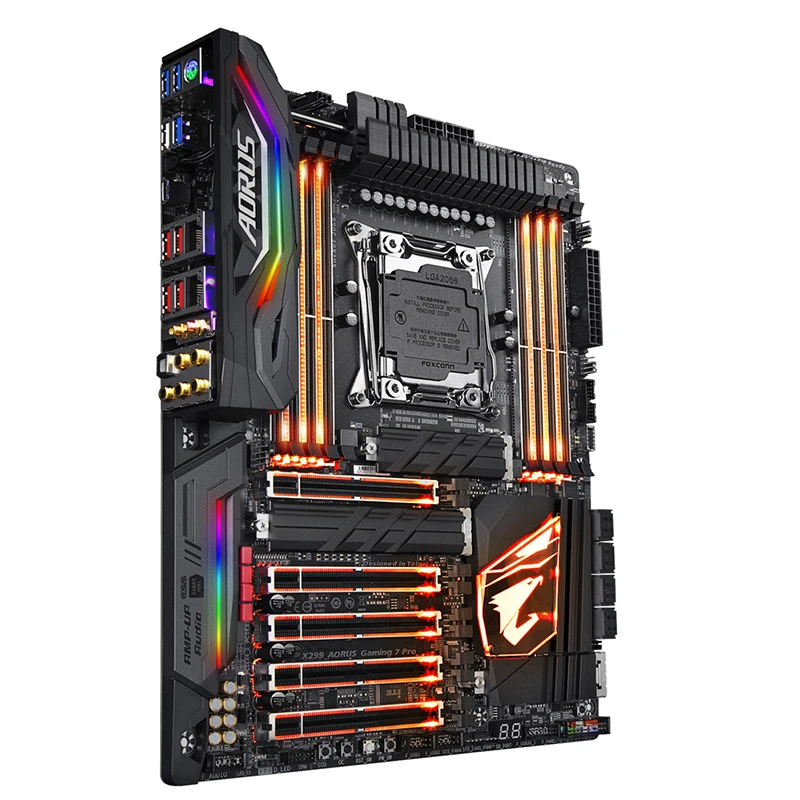 Материнские платы LGA 2066 DDR4 ATX для X299 AORUS Gaming 7 Pro, для разгона десктопной платы Intel X299 SATA III USB3.0