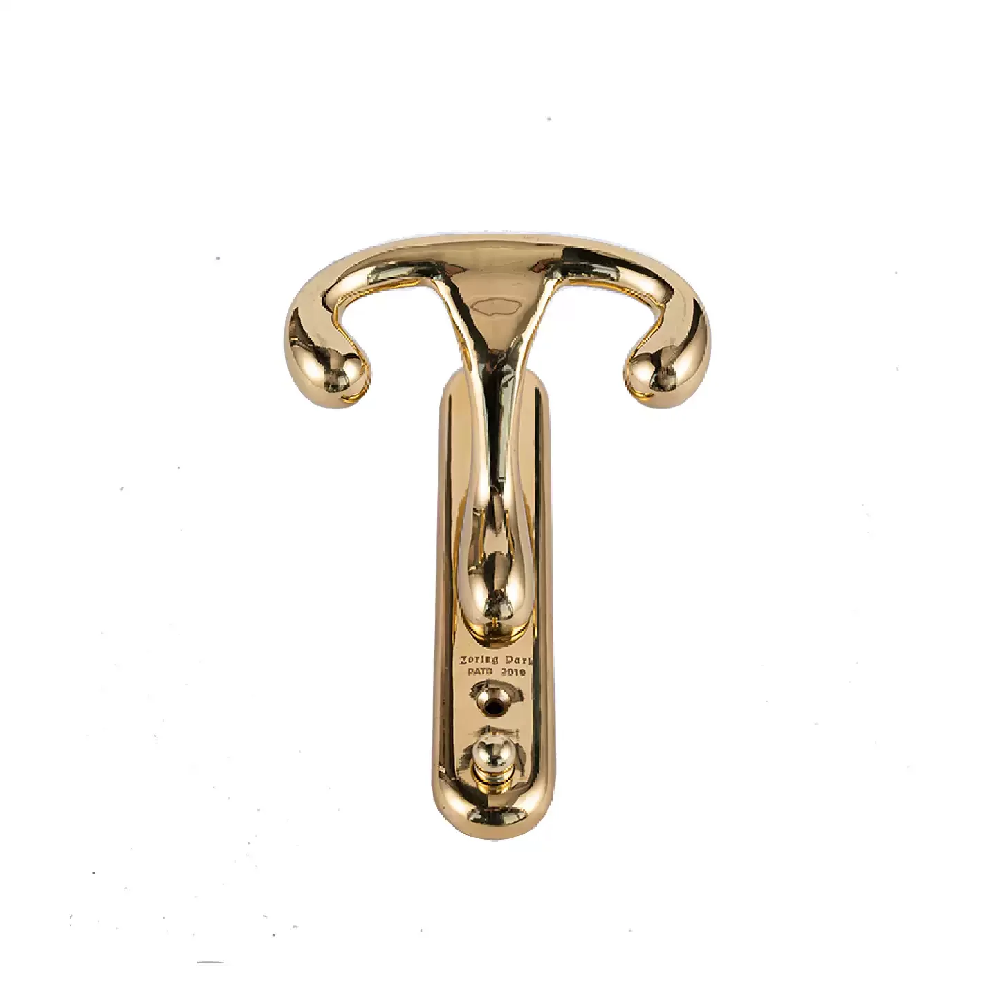 Multi Purpose Brass Wall Hanging Hook Retro Wall Storage Rack for Bedroom Porch Entryway Hat Coat Bag Scarf Key Display Decor