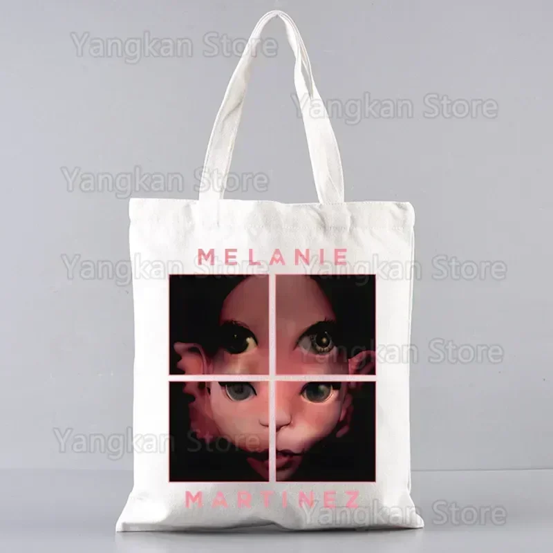 Melanie Martinez Music Portals Trilogy Tour Shopping Bag Women Handbag Shoulder Shopper Canvas Large Capacity Tote Bag