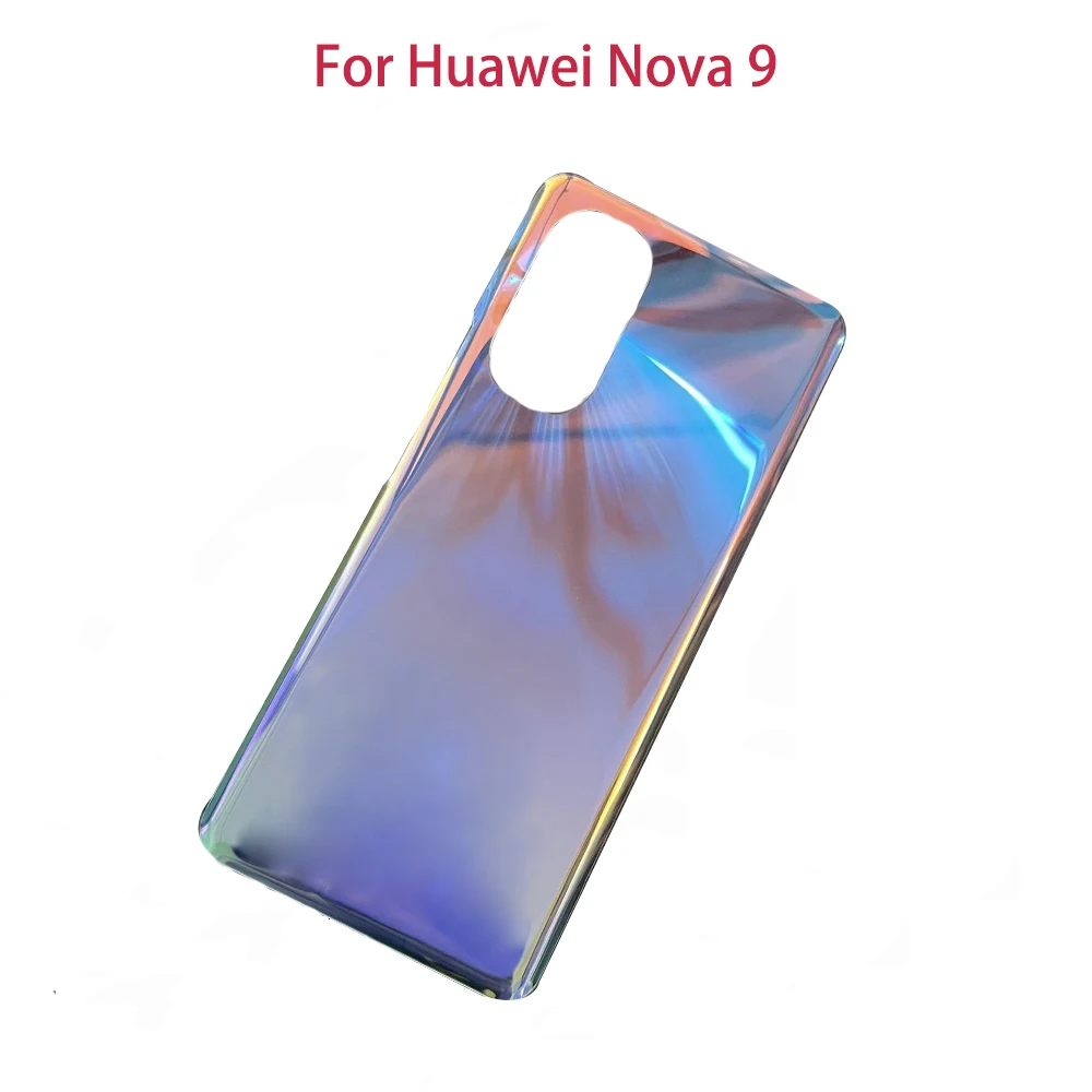 AAA Quality Back Glass For Huawei Nova 9 NAM-AL00 LX9 Back Battery Cover Rear Door Housing Case With Camera Lens Repair Parts